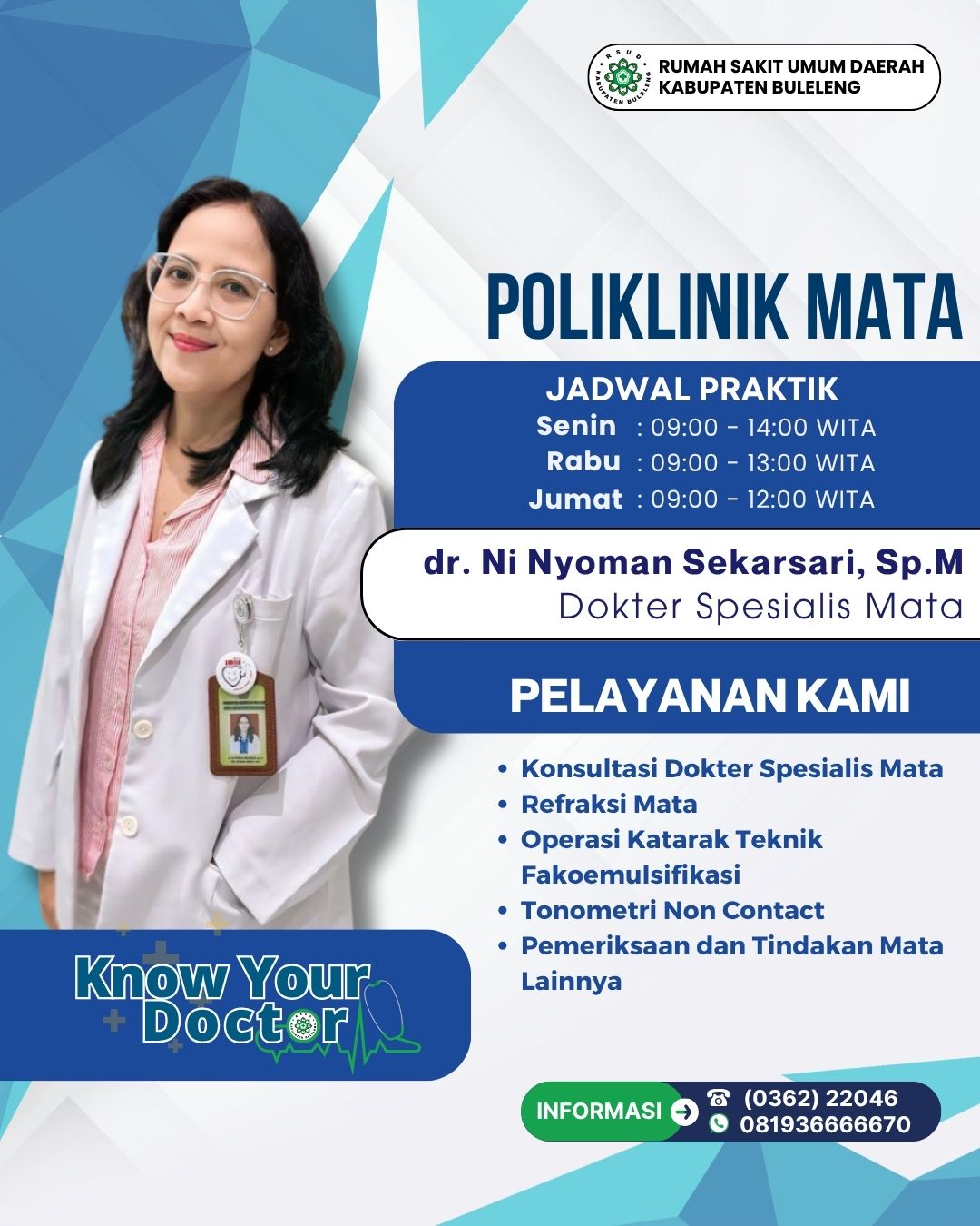 Dokter Spesialis Mata (dr. Nyoman Sekarsari, Sp.M)