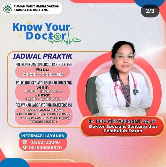 Praktek dokter spesialis jantung dr. Kiki Wulandari, Sp.KJ